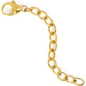 Women Men 14K Gold Filled Silver Jewelry Extender 2 4 6" Adjustable Strong Durab